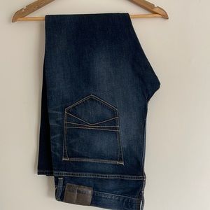 Express Mens Kingston Classic Fit Boot Cut Jeans 36x30